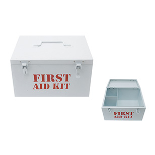 White First Aid Kit Storage Box With Separate