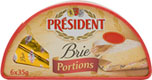 President Brie Prtions (6 per pack - 210g)