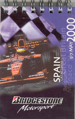 Bridgestone Motorsport Facts Notebook Spain 2000