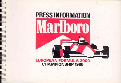 Press Packs F3000 Press Info Booklet 1985