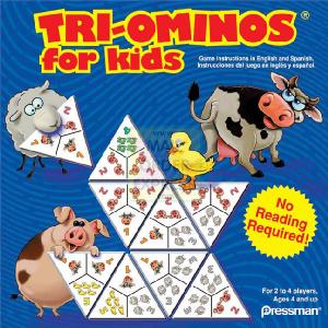 Pressman Tri-Ominos for Kids