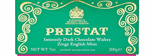 Prestat Dark Chocolate Mint Wafers, 200g