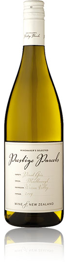 Prestige Parcels Pinot Gris 2009/2010, Marlborough