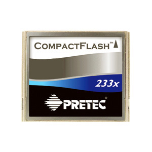 Pretec 8GB 233X Compact Flash Card - 35MB/s
