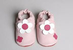 Pink Daisy Shoes (Ages 0-6 Months)