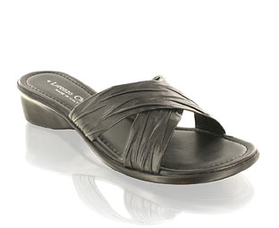 Essential Wedge Sandal With Crossover Strap