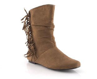Fun Suede Look Ankle Boot