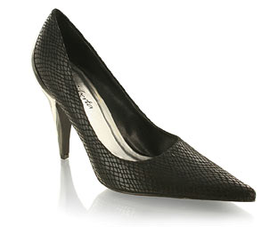 Hot Snake Effect Court Shoe