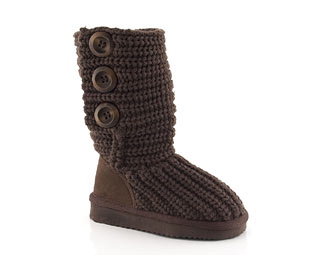 Priceless Kids Knitted Mid High Boot