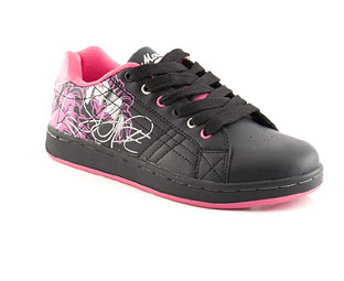Lace Up Trainer With Design