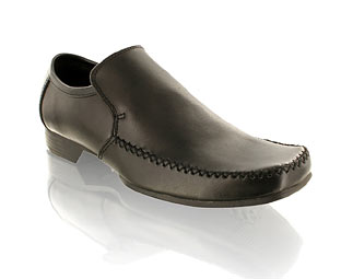Priceless Simple Slip On Shoe With Whip Stitch Detail