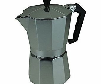 pricep Apollo Continental Espresso Coffee Maker Machine Aluminium Stove Top 6 Cup New