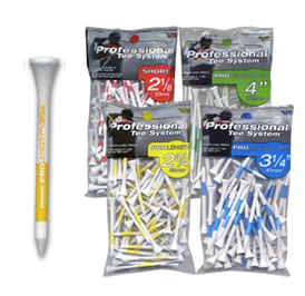 Pride Professional Golf Tees Yellow 69mm Pack of