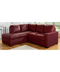 Left Hand Leather Corner Group - Red
