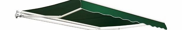 Primrose 2m Mayfair Manual Awning, Plain Green - Complete with Fittings and Winder Handle