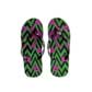 Princes Trust PRINCE`S TRUST GREEN AND BLACK FLIP FLOPS SMALL