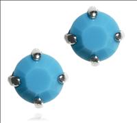 Earrings: Stud Turquoise