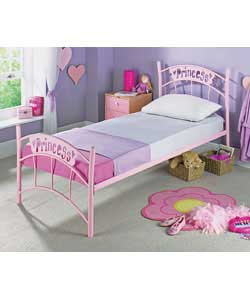 Single Bedstead with Cushion Top Mattress
