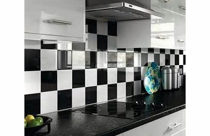 Print247 Tile Stickers Print 247 easy apply 50 Black 6 inch X 6 inch Square Bathroom/Kitchen Tile Stickers Cheap and cost e