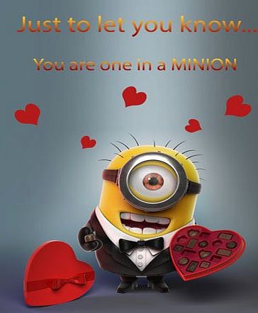 despicable me 2 - you are one in a minion greeting card - birthday-valentines-mothers day