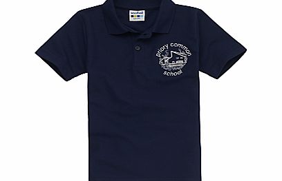 Priory Common School Unisex Polo Shirt, Navy