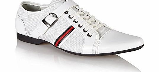 Private Brand MENS DESIGNER WEDDING ITALIAN FORMAL OFFICE WORK CASUAL PARTY DRESS BOYS SHOES SIZE White, UK 6 / EU 40