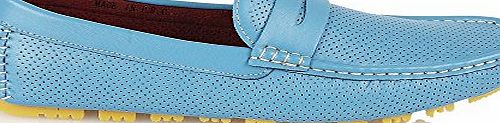 Private Brand Mens Driving Shoes Loafers Moccasins Designer Casual Boys Slip On Shoes, [Blue], [UK 11 / EU 45]