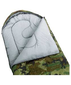 Pro Action Camo 250gsm Cowl Sleeping Bag