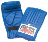 Pro-Box Blue Pre-Shaped Punch Bag Mitts Large