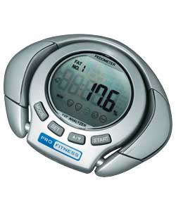 pro Fitness Digital Pedometer with Body Fat