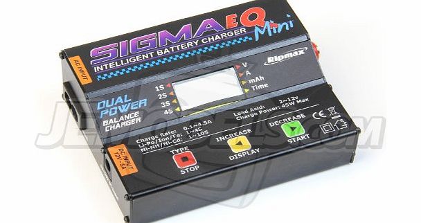Pro-Peak Ripmax Sigma EQ Mini AC/DC Li-Po/Li-Fe/Nimh/Nicad Battery Charger