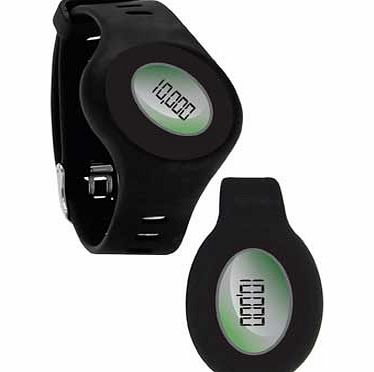 Bluetooth Pedometer and Watch - Black