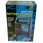 Pro User 4 amp Battery Charger for 12 volt batteries only.