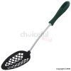 Nylon Slotted Spoon With Green Grip