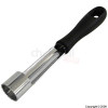 Stainless Steel Apple Corer With Black Grip
