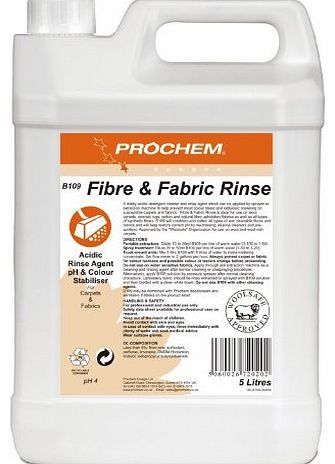 B109 Fibre & Fabric Rinse 5L