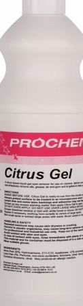 Prochem Citrus Gel. A Spot Remover For Oil, Grease, Tar, Gum and Oily Spots On Carpets (1 Litre) - Comes With TCH Anti-Bacterial Pen!