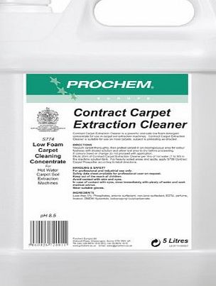 Prochem Industrachem Product Code: S774-05 Contract Carpet Extraction Cleaner 5Litre From Prochem