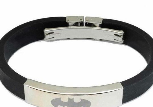 Procuffs New Mens Black Batman Superhero Bracelet Wristband Fashion Gift Stainless Steel