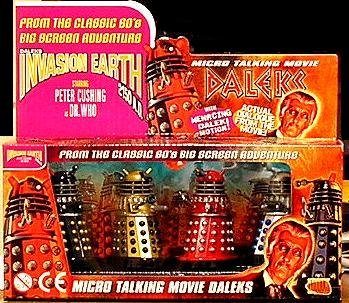 Micro Talking Movie Daleks 4 Dalek Set