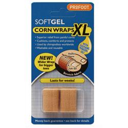 Profoot Soft Gel Corn Wraps XL