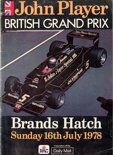 British Grand Prix 1978 Official Programme
