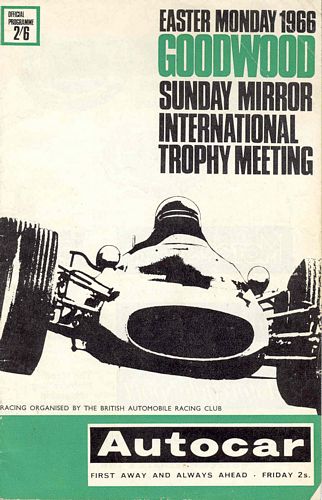 Programmes and Other Books Goodwood Easter 1966 Event Programme