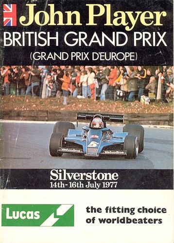 Programmes and Other Books Silverstone 1977 Timing Book
