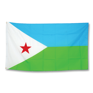 Promex Djibouti Large Flag 90 x 150cm