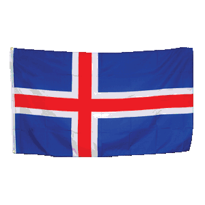 Promex Iceland Large Flag 90 x 150 cm