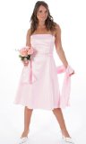 50s Bridesmaids Dress - Baby Pink - Xlarge