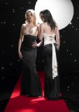 Dynasty Annabels Evening Dress Black and Ivory - 10