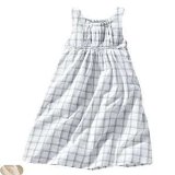 Mila blue girls sleeveless dress by vertbaudet checked 9y