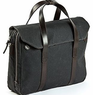 Property Of Wally Briefcase - Coal / Brown